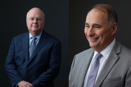 Karl Rove and David Axelrod